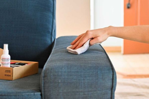 Cách giặt sofa vải