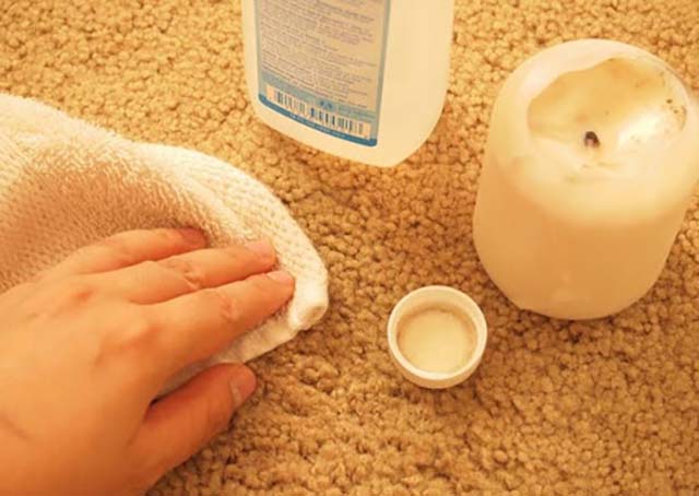 Cách tẩy keo nến