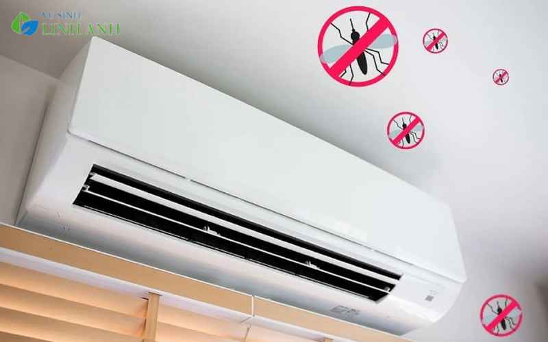 đuổi muỗi trong phòng máy lạnh