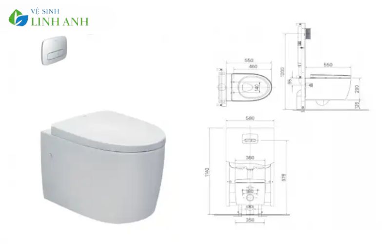 bồn cầu treo tường là gì