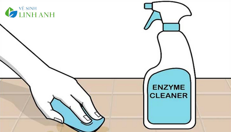 cach tay vet mau tren nem bang enzyme