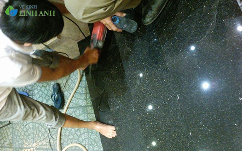 Quy trình đánh bóng cầu thang đá mài hiệu quả và chuyên nghiệp