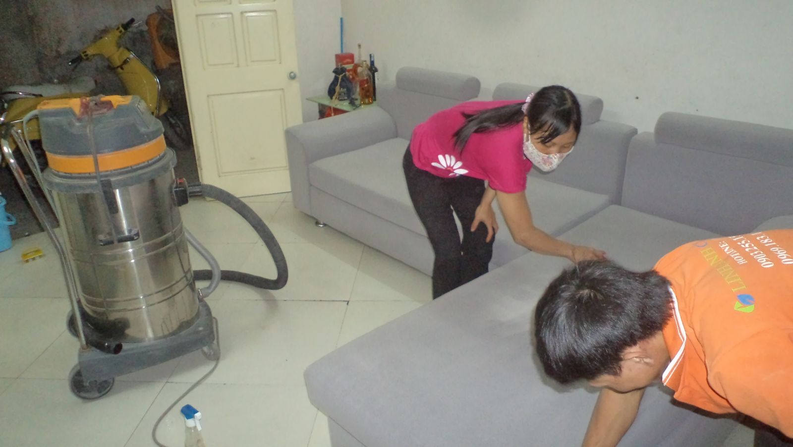 giặt ghế sofa tại nhà