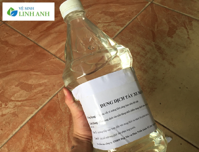 làm sạch bê tông dính vào xe