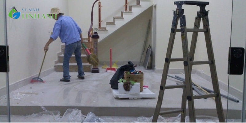 vệ sinh sau xây dựng
