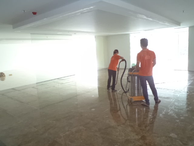 vệ sinh sau xây dựng