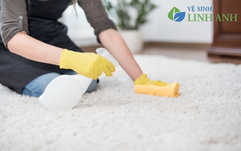 Dịch vụ giặt thảm tại nhà của Linh Anh Clean đảm bảo chất lượng