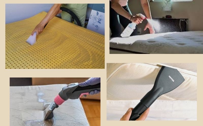 Dịch vụ giặt đệm tại nhà sử dụng các thiết bị chuyên dụng để làm sạch sâu