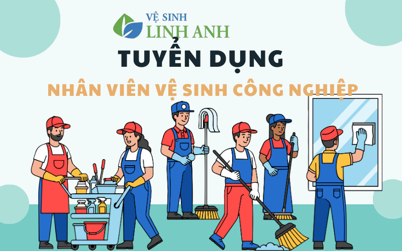 tuyển dụng nhân viên vệ sinh công nghiệp chuyên nghiệp