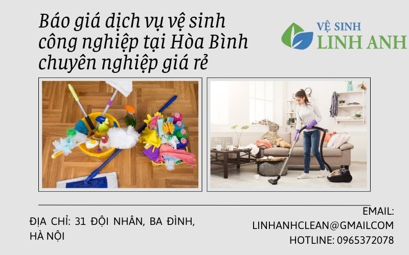 Báo giá dịch vụ vệ sinh công nghiệp tại Hòa Bình