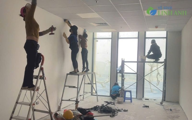 Dịch vụ vệ sinh công nghiệp tại Thái Nguyên linh anh clean