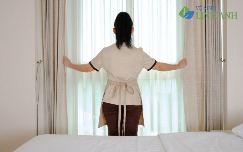 Giá giặt rèm cửa tại Hà Nội phụ thuộc vào nhiều yếu tố