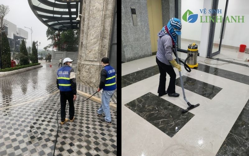 Nhà thầu vệ sinh công nghiệp Linh Anh Clean