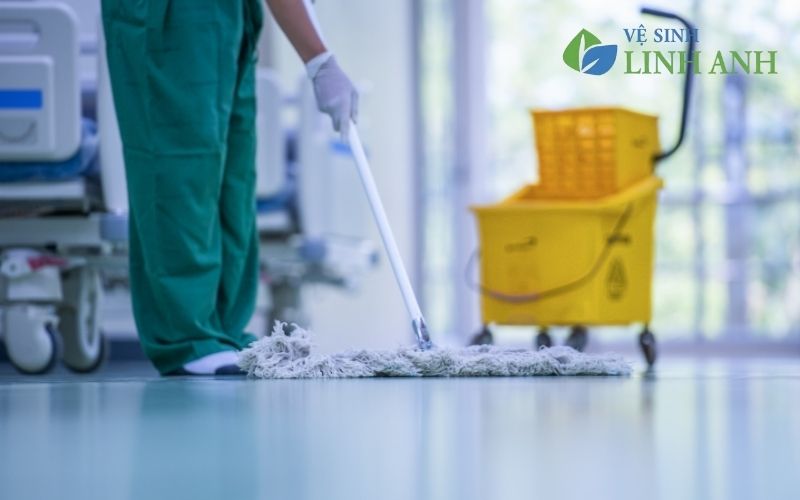 Dịch vụ vệ sinh bệnh viện tại Hà Nội Linh Anh Clean