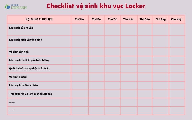8 Checklist vệ sinh nhà xưởng cho từng khu vực tiêu chuẩn từ A đến Z