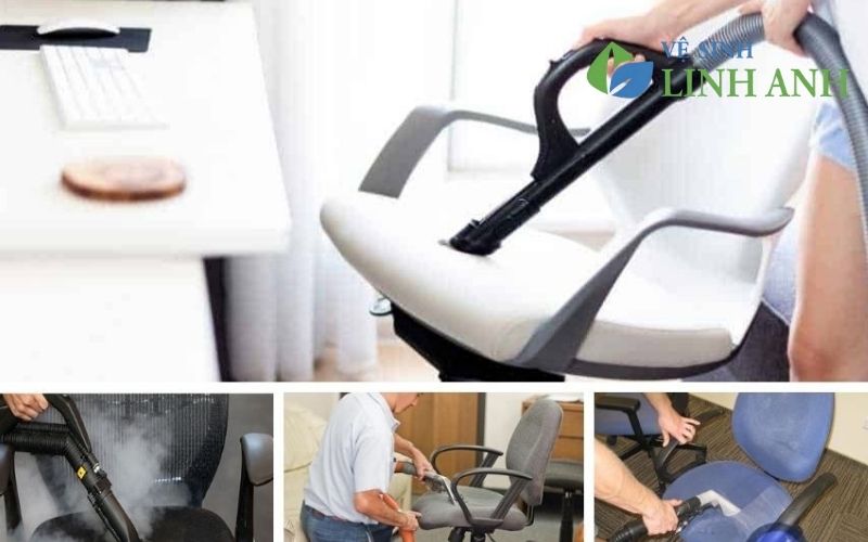 Giặt ghế văn phòng uy tín tại Hà Nội Linh Anh Clean