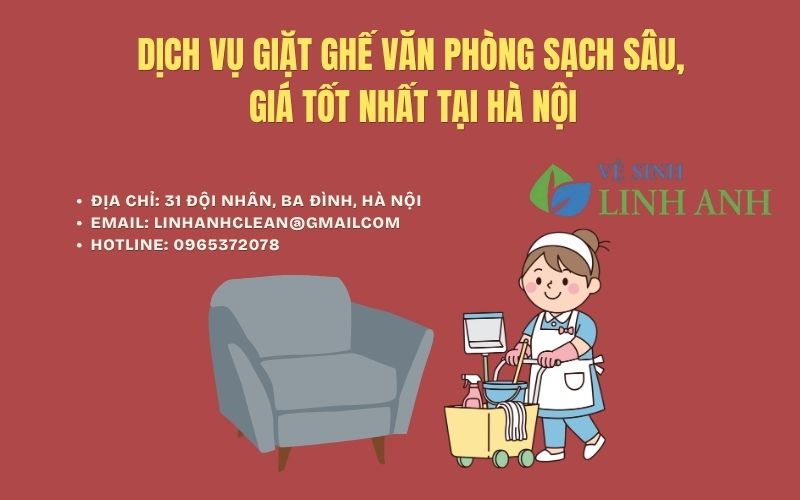 Giặt ghế văn phòng tại Hà Nội