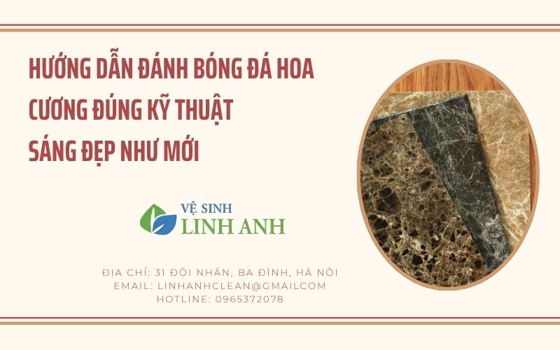 Hướng dẫn đánh bóng đá hoa cương đúng kỹ thuật, sáng đẹp như mới